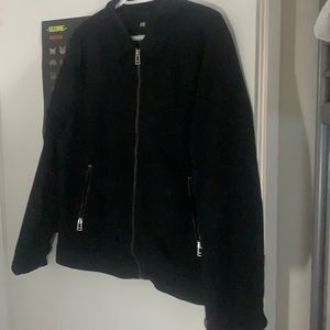 Black denim H&M dress jacket